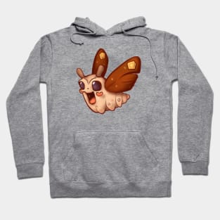 Cute Moth Drawing Hoodie